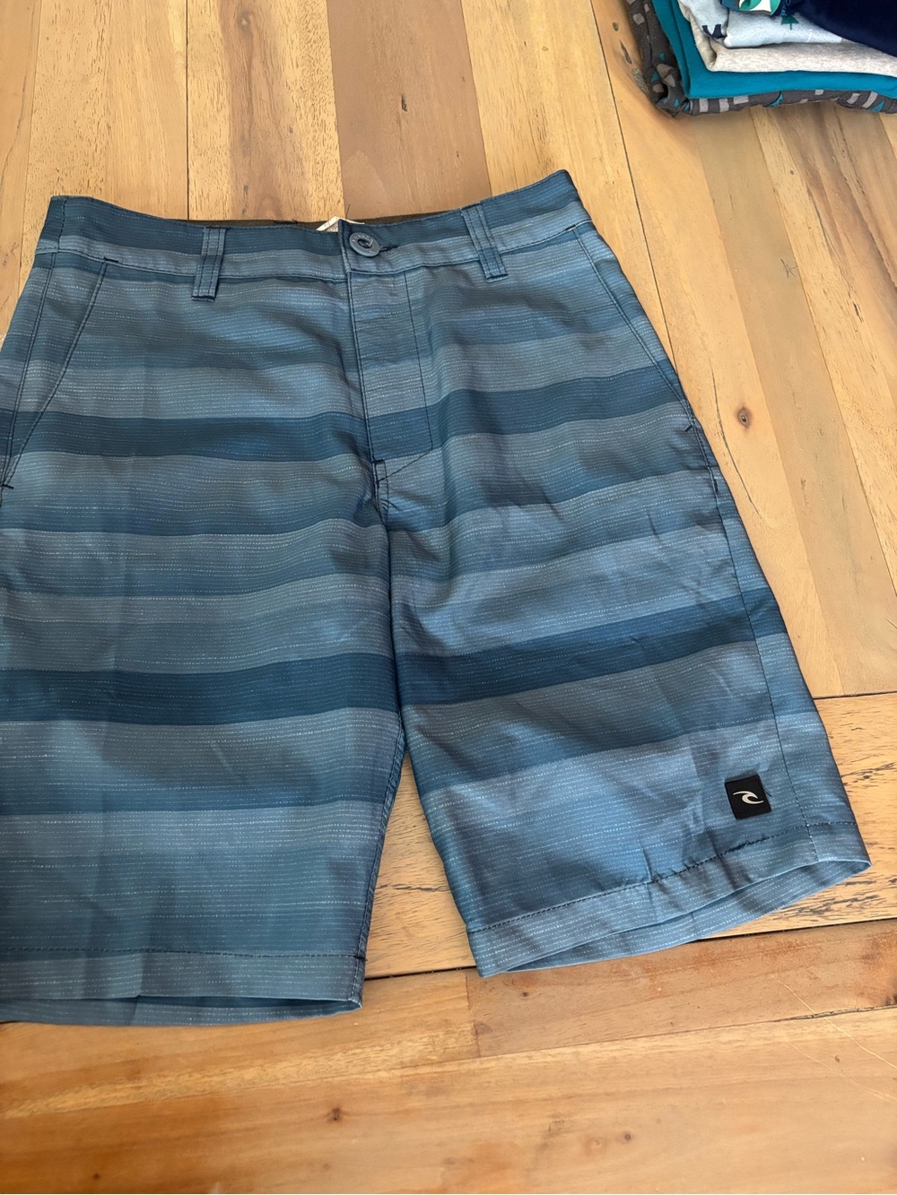 Rip Curl Boys Blue Striped hybrid Shorts